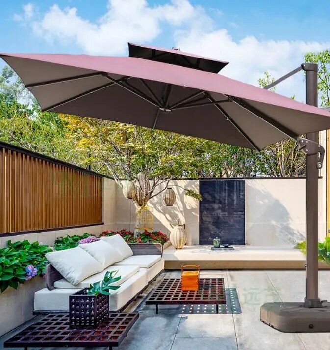 Cantilever Outdoor Sun Shade|Outdoor Sun Shade Umbrella|La Luxe Villa