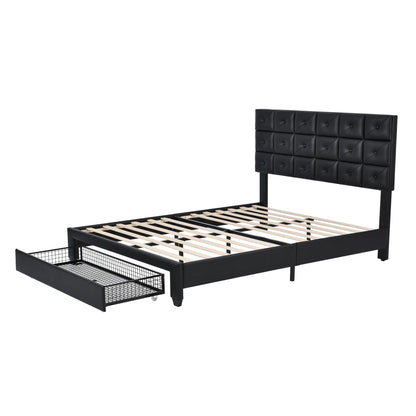 Modern-Queen-Sized-Upholstered-PU-Platform-Bed-with-Wireless-Charging-and-Storage-2