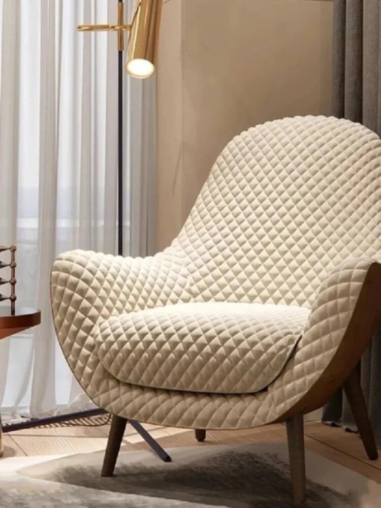 Minimalist Wingback Leisure Chair | Wingback Chair | La Luxe Villa