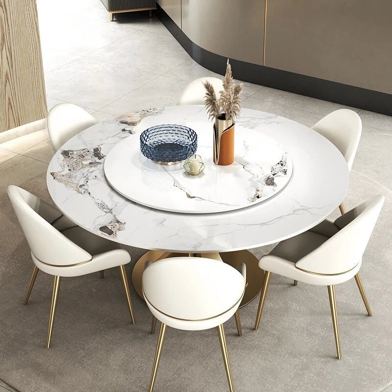 Luxury-Marble-Round-Dining-Table-with-Gold-Stainless-Steel-Frame-and-Turntable-1