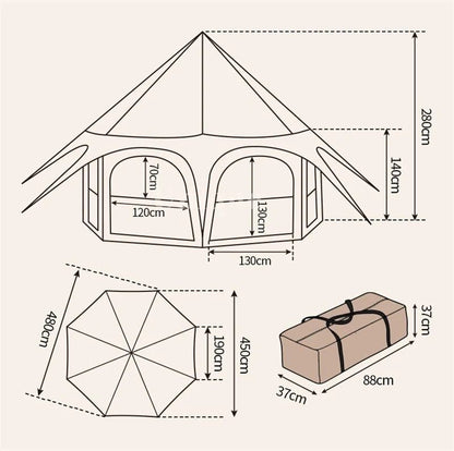 Outdoor-Cotton-Canvas-Camping-Tent-3