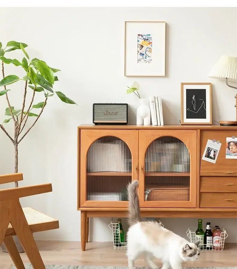 Solid-Wood-Japanese-Rattan-Tea-and-Book-Cabinet:-Modern-Elegance-for-Your-Home-3