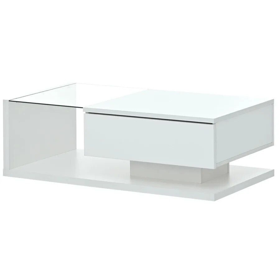 Modern-Minimalist-Coffee-Table-with-Tempered-Glass-Top-and-High-Gloss-Wooden-Base-3