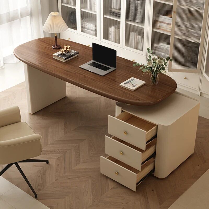 Modern-Simplicity-French-Computer-Desk-with-Storage-2