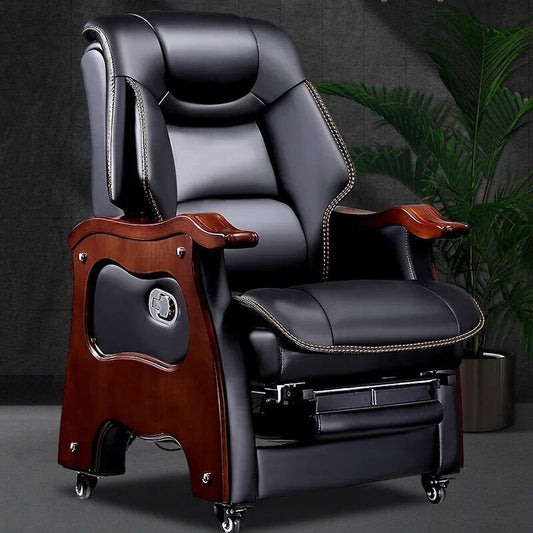 Premium-Leather-Swivel-Executive-Office-Chair-Ergonomic,-Rotatable,-with-Armrests-1