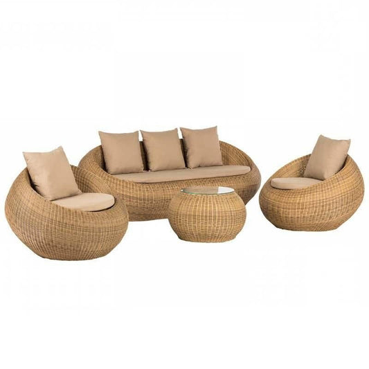 Outdoor Rattan Sofa Set | Rattan Sofa Set | La Luxe Villa