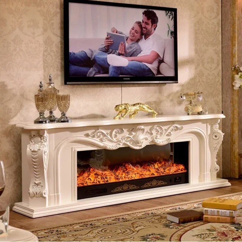 Wooden-Mantel-Electric-Fireplace-with-LED-Flames-2