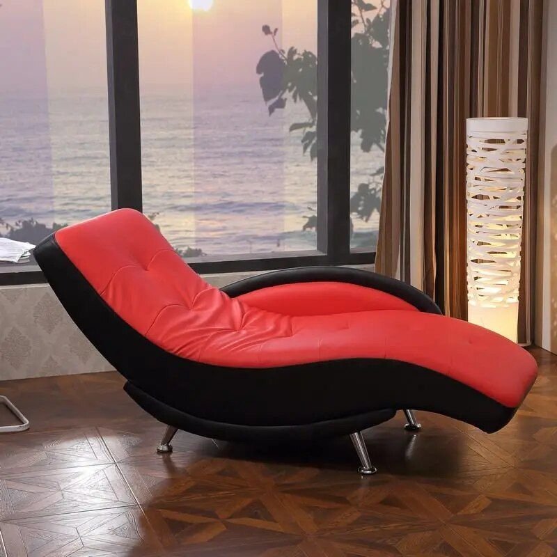 Modern-Minimalist-Leather-Lounge-Chair---Elegant-Single-Sofa-for-Bedroom---Living-Room-4