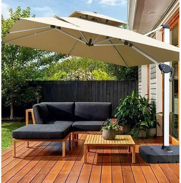 Cantilever Outdoor Sun Shade|Outdoor Sun Shade Umbrella|La Luxe Villa