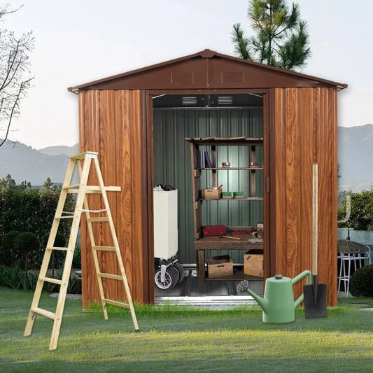 Sturdy-6x6-Outdoor-Metal-Storage-Shed-with-Durable-Metal-Base-1