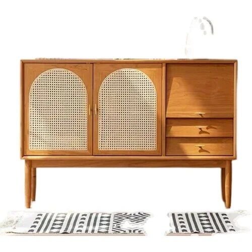 Solid-Wood-Japanese-Rattan-Tea-and-Book-Cabinet:-Modern-Elegance-for-Your-Home-7