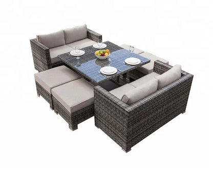 Modern-American-Style-Wicker-Rattan-Outdoor-Dining-Set-with-Glass-Table-1