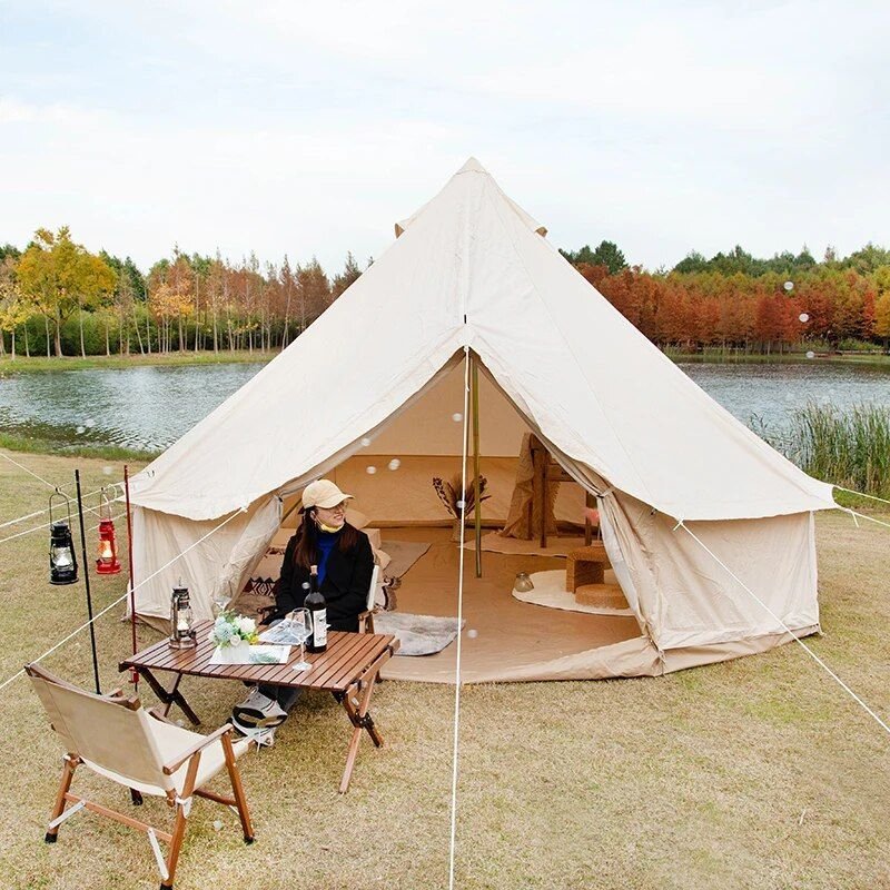 Luxury-Waterproof-Glamping-Bell-Tent-1