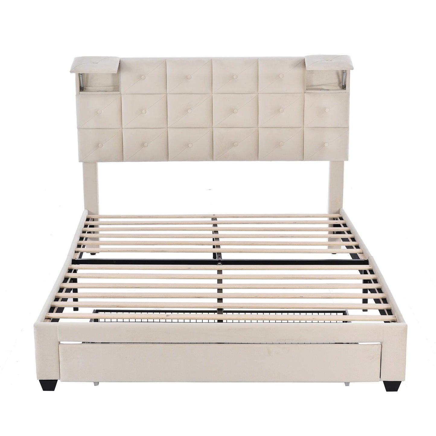 Modern-Queen-Sized-Upholstered-PU-Platform-Bed-with-Wireless-Charging-and-Storage-10