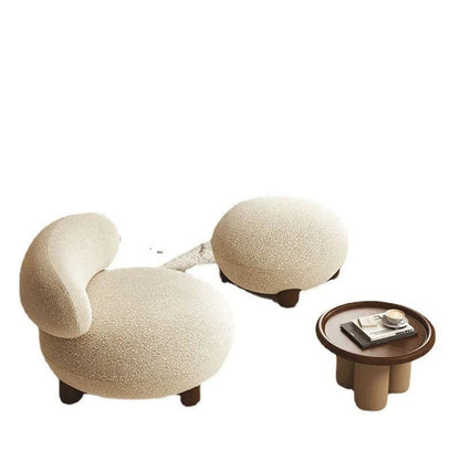 Modern-Minimalist-Armless-Sofa-Chair---Ergonomic-Marble-Finish-Lounge-Chair-for-Home-and-Office-4