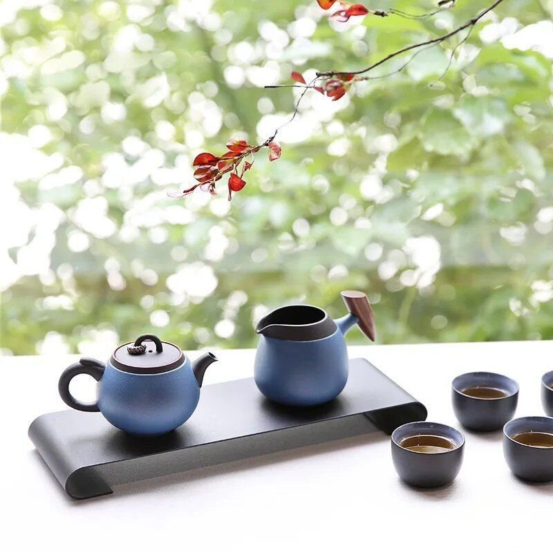 Porcelain Kung Fu Tea Set | Chinese Tea Set | La Luxe Villa