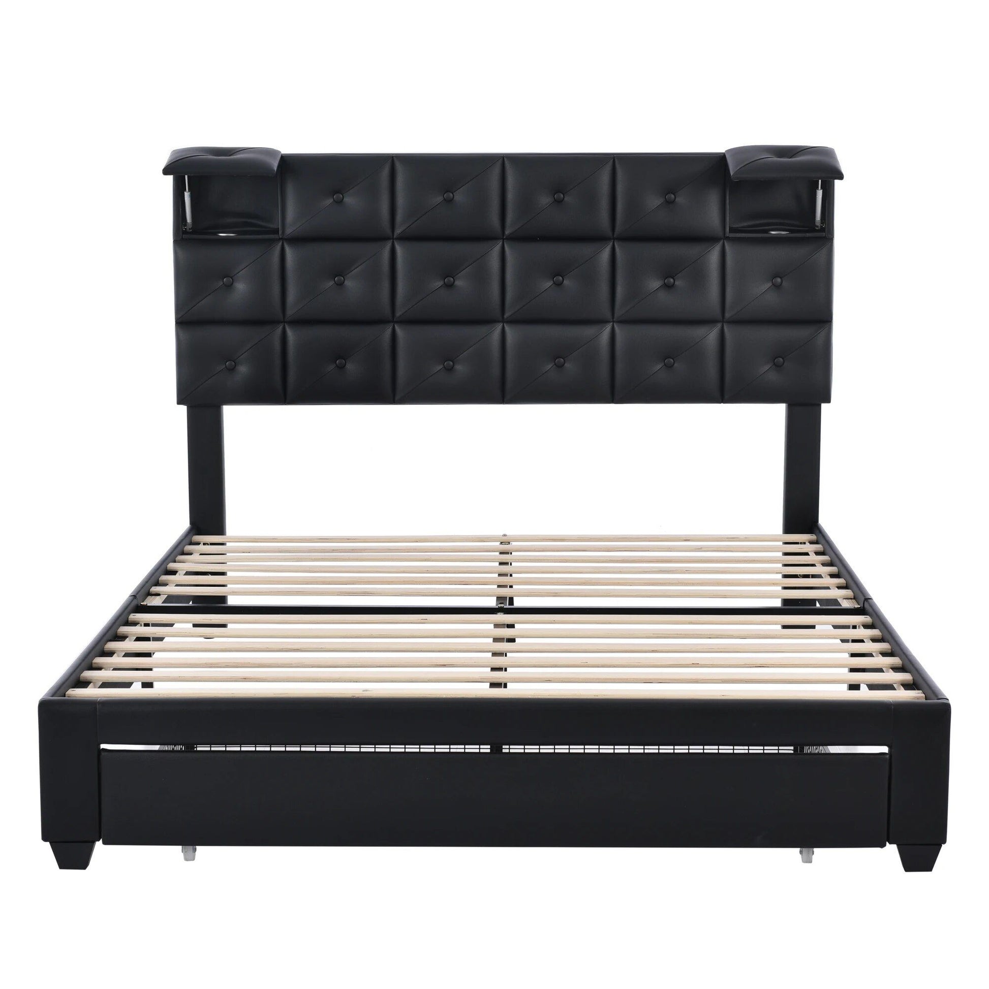 Modern-Queen-Sized-Upholstered-PU-Platform-Bed-with-Wireless-Charging-and-Storage-7