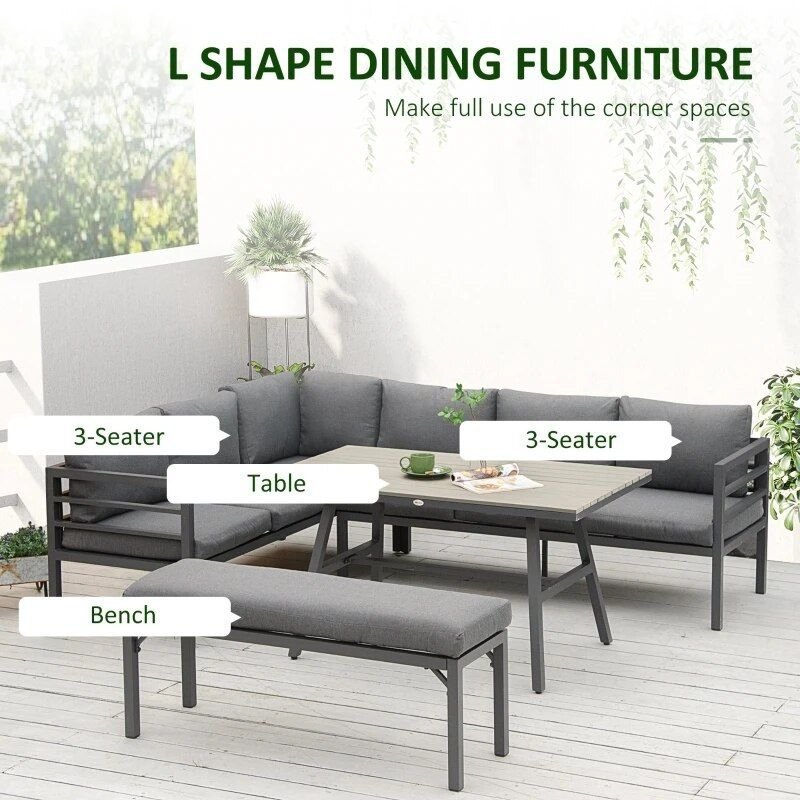 Modern-4-Piece-Aluminum-Patio-Dining-Set-with-Bench-and-Cushions-5