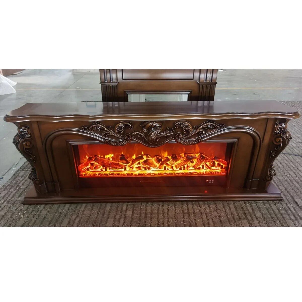 Wooden-Mantel-Electric-Fireplace-with-LED-Flames-7