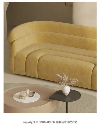 Elegant Modern Leather Sofa | Leather Sofa | La Luxe Villa