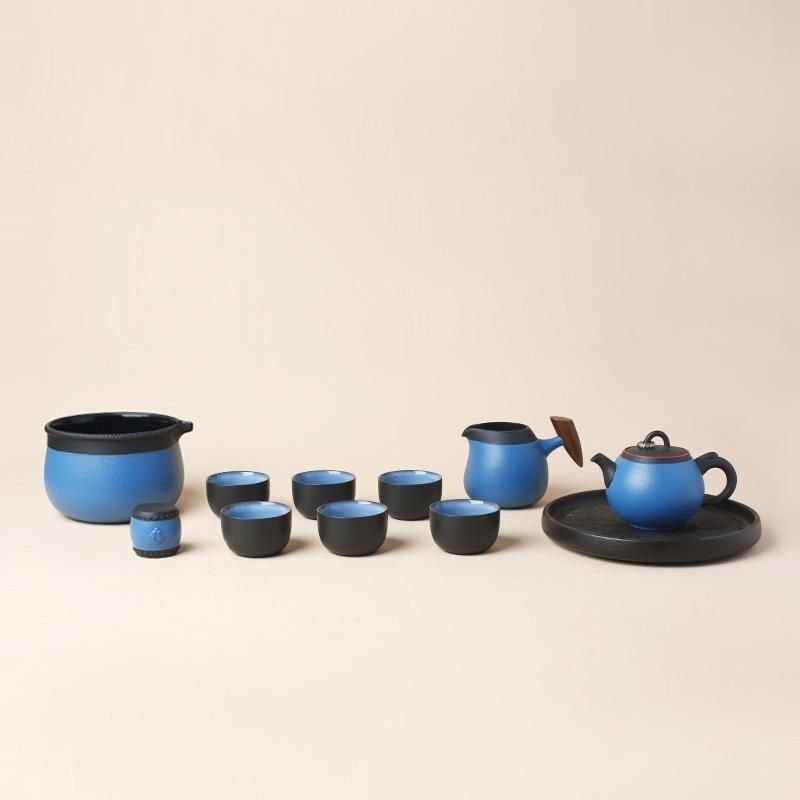 Porcelain Kung Fu Tea Set | Chinese Tea Set | La Luxe Villa