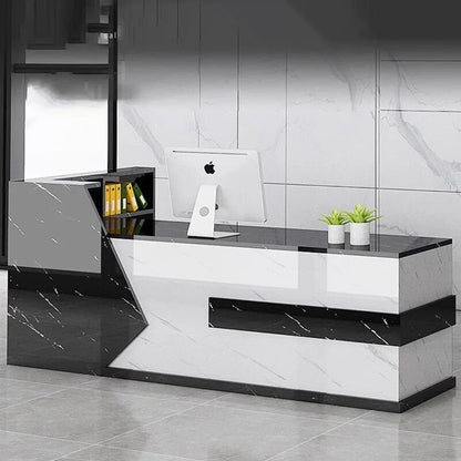 Modern-Minimalist-Reception-Desk---Display-Cabinet-(140x110x60cm)-3