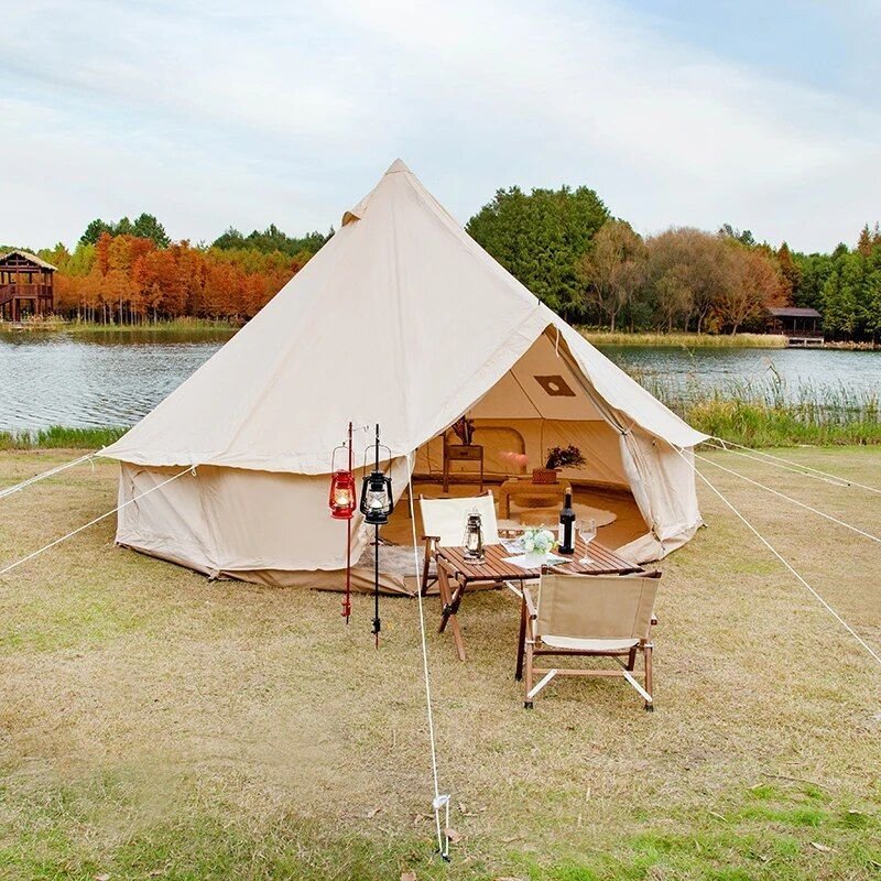 Luxury-Waterproof-Glamping-Bell-Tent-5