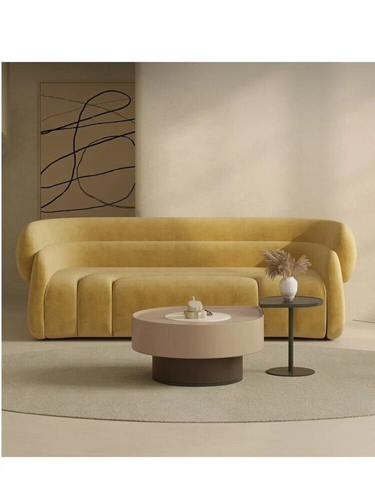 Elegant Modern Leather Sofa | Leather Sofa | La Luxe Villa