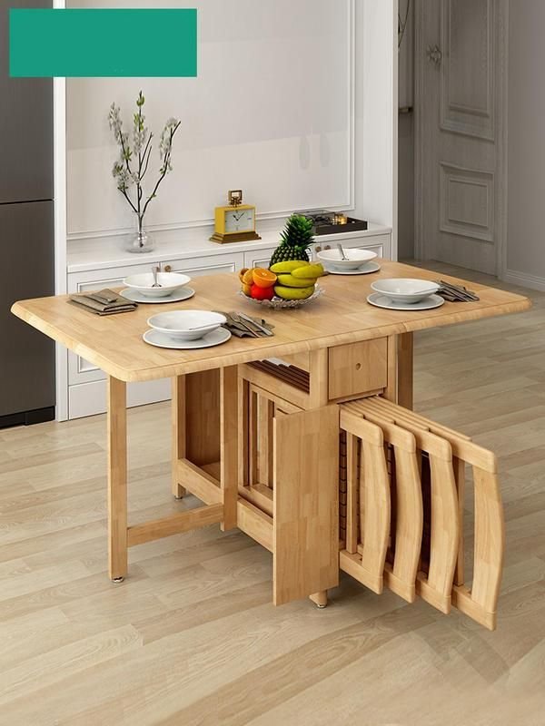 Modern-Simplicity-Rubber-Wood-Foldable-Dining-Set-4