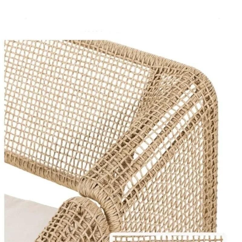 Modern-Nordic-Rattan-Lounge-Chair---Elegant-Velvet-Outdoor/Indoor-Sofa-Chair-5