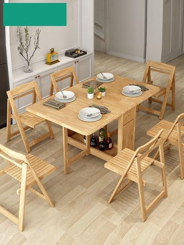 Modern-Simplicity-Rubber-Wood-Foldable-Dining-Set-3