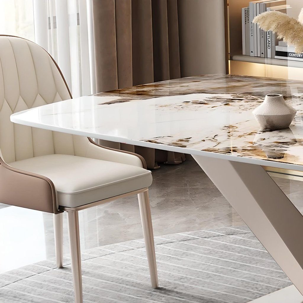 Luxurious-Marble-Effect-Oval-Dining-Table-for-8---Modern-Chinese-Style-4