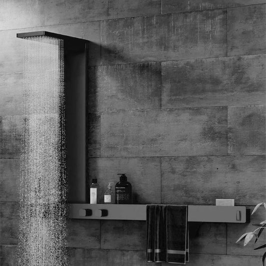 Wall-Mounted-Luxury-Thermostatic-Shower-System-with-Storage-Rack-Towel-Bar-1