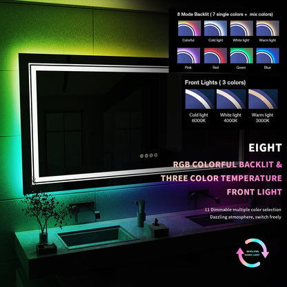 Lux-Illuminate-RGB-LED-Bathroom-Mirror-|-Anti-Fog,-Dimmable,-CRI-90-Vanity-Wall-Mirror-3