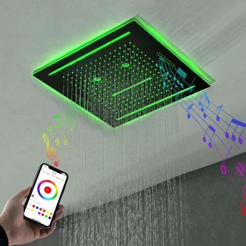 Remote Control LED Shower Head | Smart LED Shower Head | La Luxe Villa