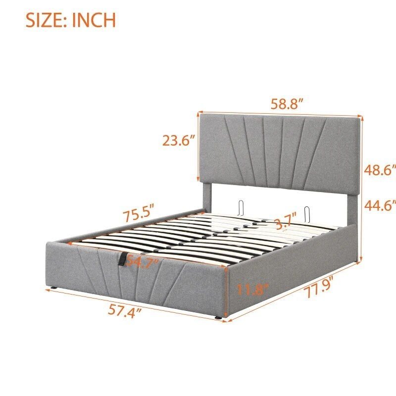 Modern-Minimalist-Hydraulic-Storage-Platform-Bed-5