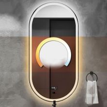 Smart-Oval-LED-Illuminated-Bathroom-Mirror-with-Voice-Control-and-Body-Sensor-4