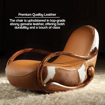 Leather Rocking Chair | Chaise Lounges | La Luxe Villa